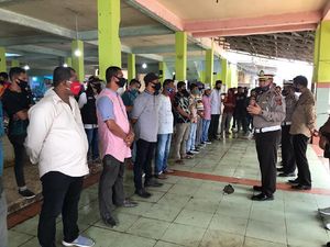Polisi Aceh Gandeng Pedagang untuk Tingkatkan Kesadaran Pakai Masker