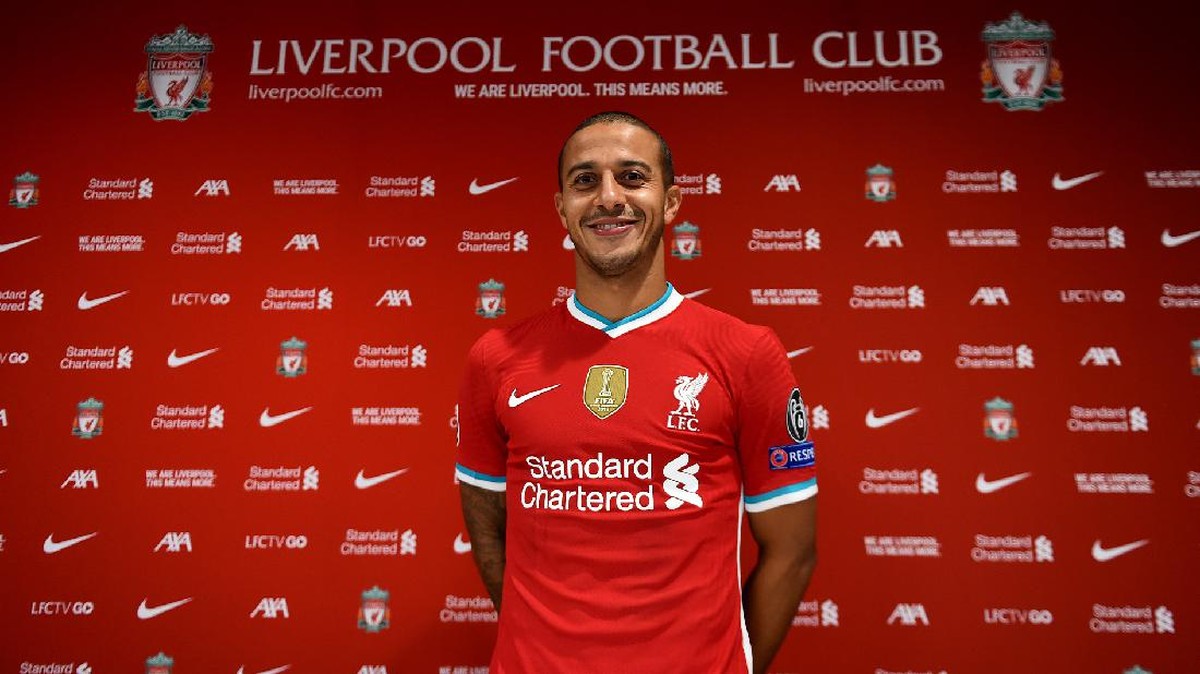 Thiago ke Liverpool, Ada Peran Xabi Alonso dan Coutinho. (Foto: Twitter @LFC)