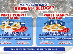 Asyik! Main Salju di Trans Snow World Bekasi Bisa Dapat Ramen Gratis