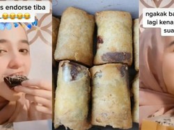 Kocak! Wanita Ini Review Piscok, Saat Digigit Suaranya Kayak Kentut