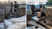 Kondisi Terkini Pintu Air Situ Parigi yang Jebol Karena Hujan