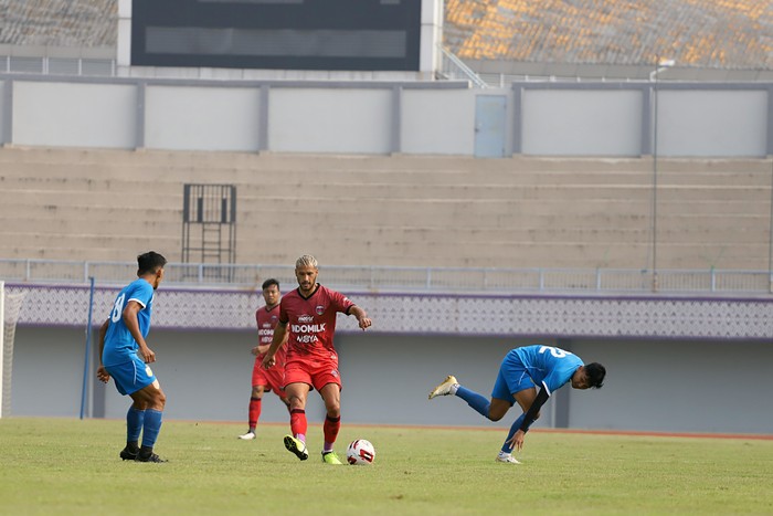 Persita Vs Bhayangkara FC di laga uji coba, Sabtu (19/9/2020).