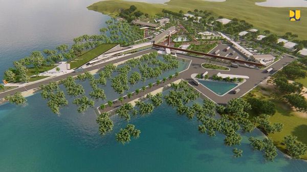 Pintu Gerbang RI-Malaysia di Kaltara Dibangun, Rampung Juli 2021