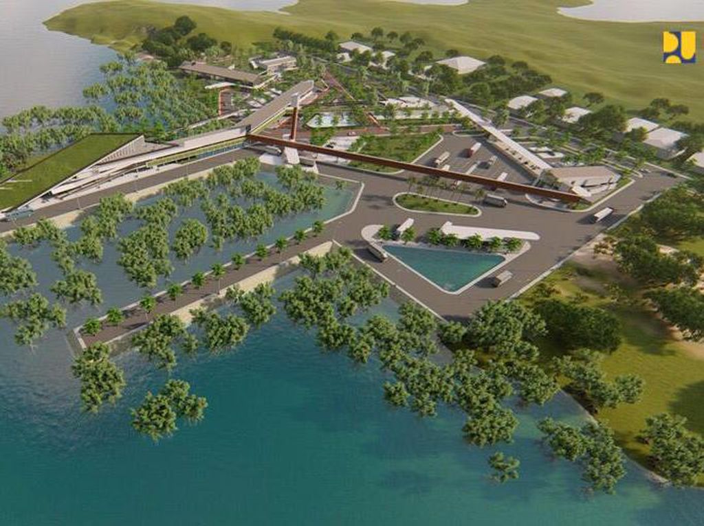 Pintu Gerbang RI-Malaysia di Kaltara Dibangun, Rampung Juli 2021 Pintu Gerbang RI-Malaysia di Kaltara Dibangun, Rampung Juli 2021