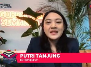 Ke Wisudawan, Putri Tanjung: Young Generation Punya Power Luar Biasa Ke Wisudawan, Putri Tanjung: Young Generation Punya Power Luar Biasa