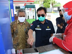 Kepala BPH Migas Cek Penerapan Digitalisasi Nozzle di 2 SPBU Lampung