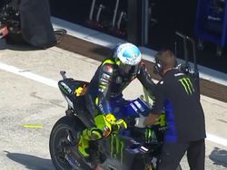 Momen Valentino Rossi Mandek Saat Balapan di MotoGP Eropa