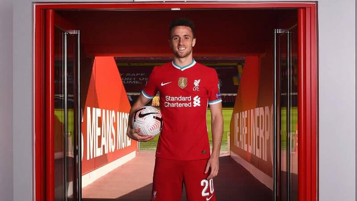 Diogo Jota resmi bergabung ke Liverpool dari Wolverhampton Wanderers, Sabtu (19/9/2020) dini hari WIB.