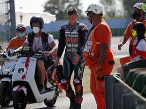 Fabio Quartararo Jatuh Bangun Sampai Out di San Marino