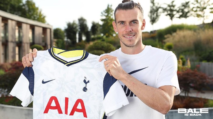 Gareth Bale resmi diperkenalkan sebagai pemain baru Tottenham Hotspur, Minggu (20/9/2020) dini hari WIB.