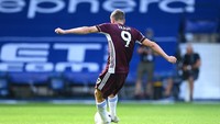 Jamie Vardy sejauh ini sudah mengemas 105 gol dari 212 penampilan di Liga Inggris. Musim lalu pun, dia mampu merebut titel top skor Liga Inggris (Getty Images/Michael Regan)