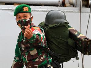 450 Prajurit Satgas Pamtas RI-Malaysia Dipulangkan 450 Prajurit Satgas Pamtas RI-Malaysia Dipulangkan
