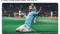 Belum main pun posisi Man City masih di atas MU. (Foto: internet/Twitter)