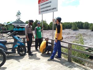 Usai Remaja Bontang Diserang Buaya, Papan Peringatan Larangan Renang Dipasang