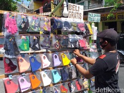 Tanggapan Pedagang di Surabaya soal Imbauan Tak Pakai Masker Scuba