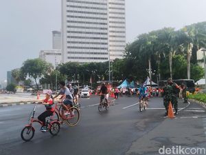 Video Suasana Bundaran HI Pagi Ini di Masa PSBB Ketat DKI