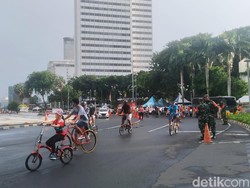 Video Suasana Bundaran HI Pagi Ini di Masa PSBB Ketat DKI