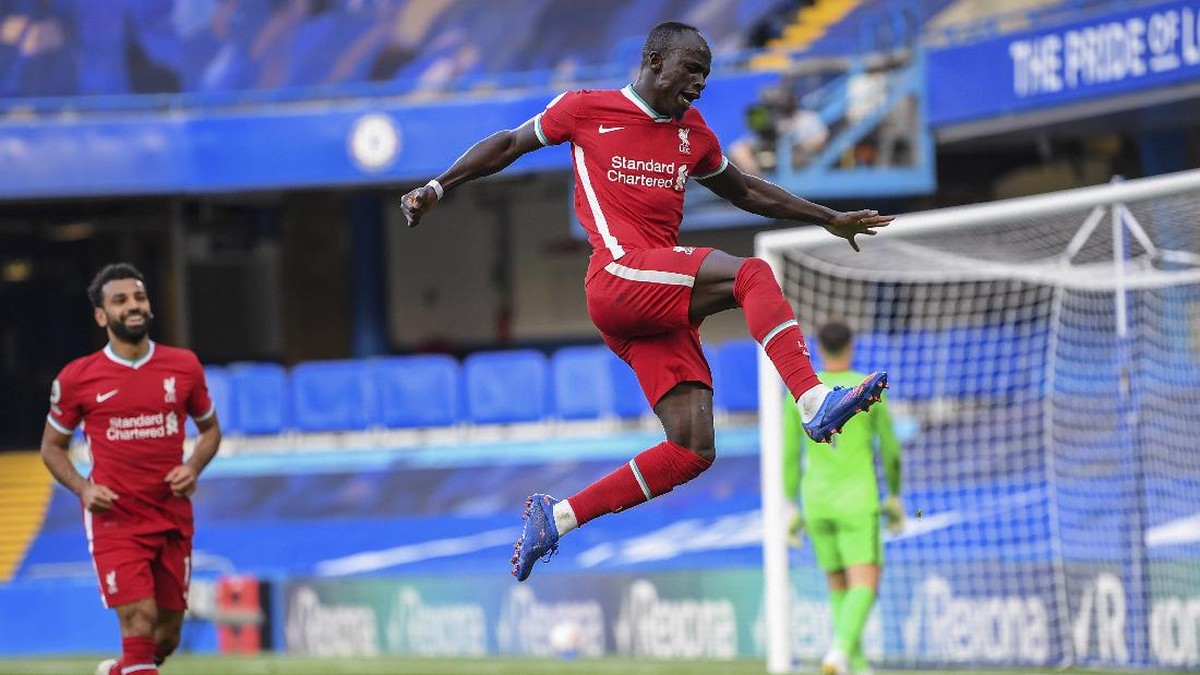 Wow! Sadio Mane Lampaui Cristiano Ronaldo dalam Statistik Ini. (Foto: Michael Regan/Pool via AP)