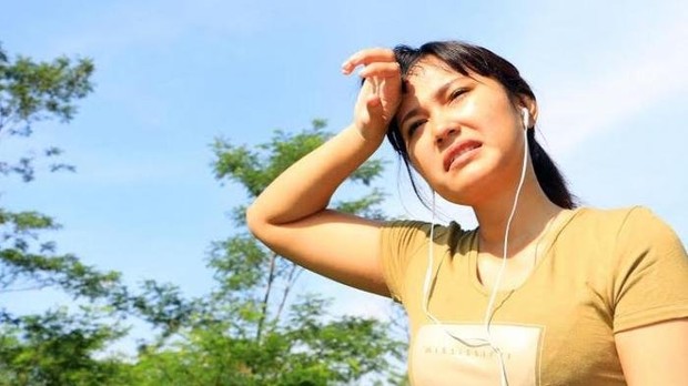 Illustrasi Kepanasan Secara Langsung/Tribbunnews Kepanasan