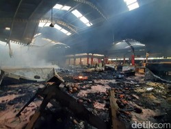 Polisi: Kebakaran Pasar Wage Purwokerto Berawal dari Blok Pedagang Minyak