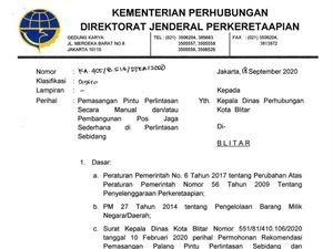 Kemenhub Rekomendasikan Pembangunan 7 Palang Pintu Perlintasan KA Kota Blitar Kemenhub Rekomendasikan Pembangunan 7 Palang Pintu Perlintasan KA Kota Blitar