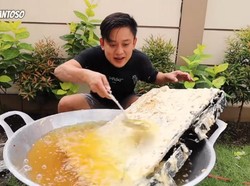 Edan! Youtuber Ini Coba Masak TV, Kamera hingga Lampu