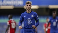 Timo Werner, striker baru Chelsea masih kesulitan bikin gol. Meski dia sudah menyumbang dua penalti, tapi dirinya segera butuh gol demi bisa makin percaya diri di depan gawang (AP)