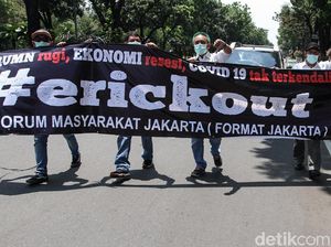 Aksi Tuntut Perombakan Kabinet Menteri BUMN