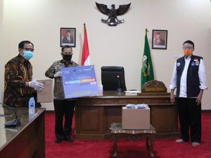 Pemprov Banten Terima Bantuan 50 Ribu Masker dari PT Angkasa Pura II