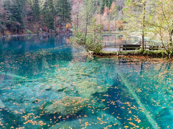 Danau Blausee yang Mirip Negeri Dongeng