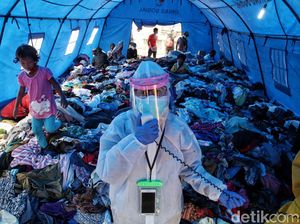 Melihat Aktivitas Korban Kebakaran Kalibaru di Masa PSBB ketat