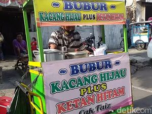 Begini Cara Penjual Bubur di Surabaya Jaga Kemampuan Bahasa Jepangnya