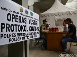 Gelar Operasi Yustisi, Polri Himpun Denda Pelanggaran Protokol COVID Rp 1,6 M