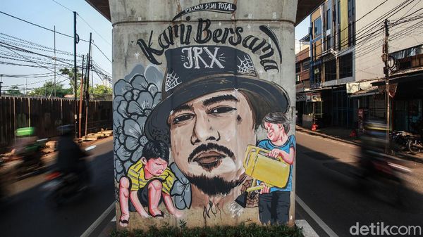 Mural Dukungan untuk Jerinx SID Mejeng di Ibu Kota