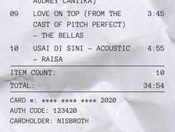 Cara Bikin Receiptify Mirip Struk Belanja yang Lagi Viral