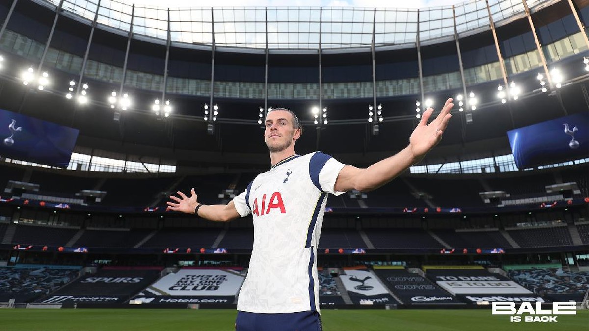 Gareth Bale lebih memilih ke Tottenham Hotspur ketimbang Manchester United. (Foto: Twitter @SpursOfficial)