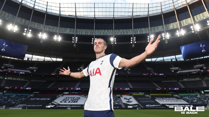 Gareth Bale bergabung ke Tottenham Hotspur dari Real Madrid selama satu musim pinjaman, Minggu (20/9/2020).