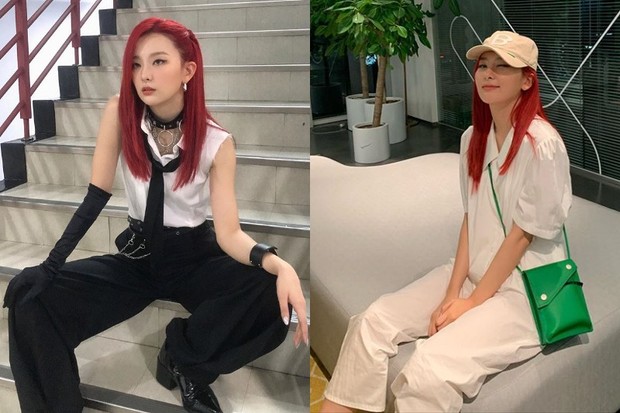 Seulgi RED VELVET merupakan Idol K-pop yang cocok berambut merah