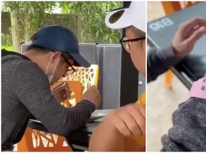 Demi Konten, Influencer Ini Prank Pakai Gelang Pasien COVID-19 Saat di Resto