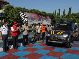 Polres Majalengka Kerahkan Puluhan Kendaraan Buru Warga Tak Bermasker