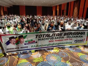 Janji Machfud-Mujiaman ke Relawan Lingkungan Surabaya: Rp 150 Juta per RW