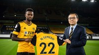 Nelson Semedo, rekrutan baru juga dari Barcelona yang berposisi sebagai bek kanan (wolves.co.uk)