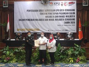 Walkot Petahana Semarang Sah Lawan Kotak Kosong di Pilkada 2020 Walkot Petahana Semarang Sah Lawan Kotak Kosong di Pilkada 2020