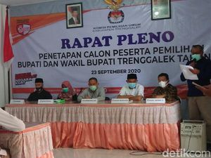 Pengundian Nomor Urut di Trenggalek, Paslon dan Timses Wajib Bebas COVID-19 Pengundian Nomor Urut di Trenggalek, Paslon dan Timses Wajib Bebas COVID-19