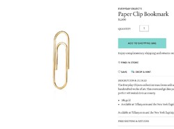 Tiffany & Co Jual Penjepit Kertas Seharga Rp 22 Juta