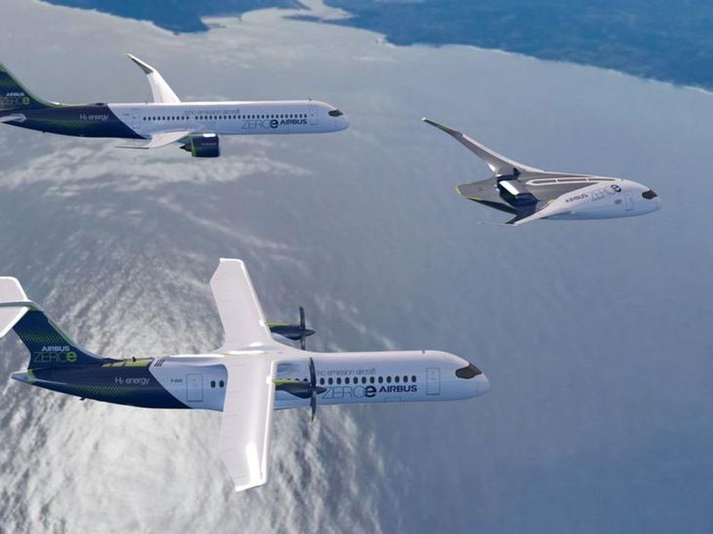 Airbus Akan Produksi Pesawat Komersial Berbahan Bakar Hidrogen, Mungkinkah? Airbus Akan Produksi Pesawat Komersial Berbahan Bakar Hidrogen, Mungkinkah?