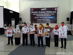 Pilkada Indramayu, 4 Paslon Ungkap Makna Nomor Urut