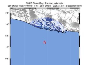 Gempa M 4,7 di Pacitan Terasa Hingga Yogya, Begini Penjelasan BMKG