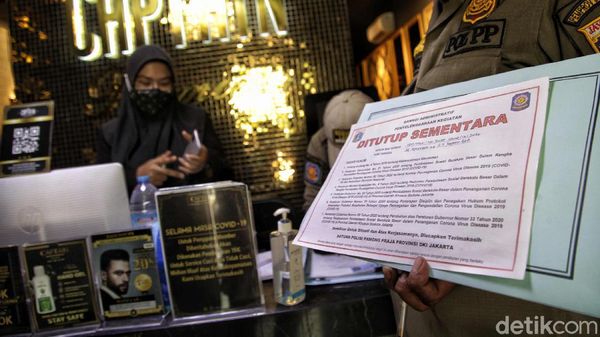 Langgar PSBB, Tempat Usaha di Sunter Jakut Disegel
