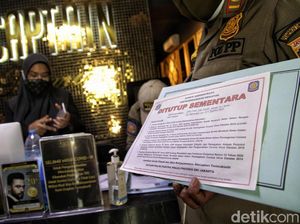 Langgar PSBB, Tempat Usaha di Sunter Jakut Disegel Langgar PSBB, Tempat Usaha di Sunter Jakut Disegel